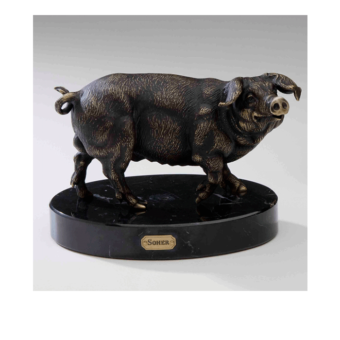 Soher-Figuras-de-bronce-Cerdo
